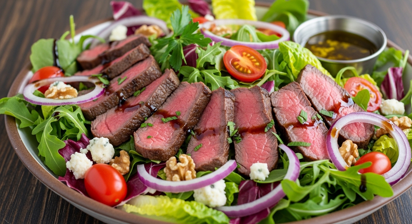 8oz NY Steak Salad
