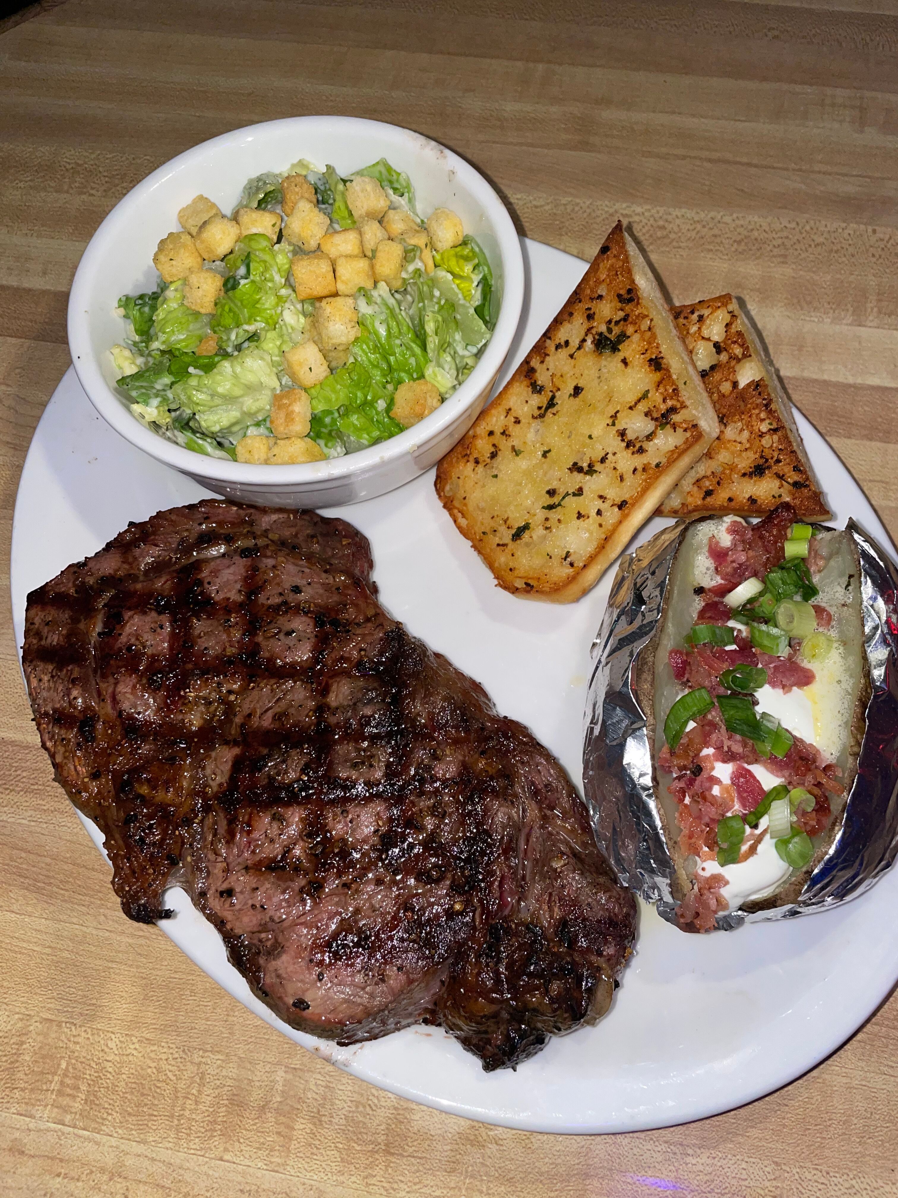 20oz Ribeye Steak Dinner